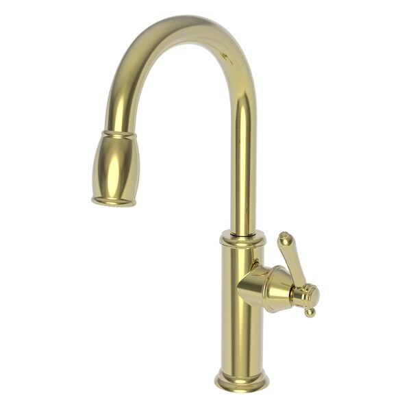 Newport Brass Pull-Down Kitchen Faucet in Polished Brass Uncoated (Living) 1030-5103-03N - main